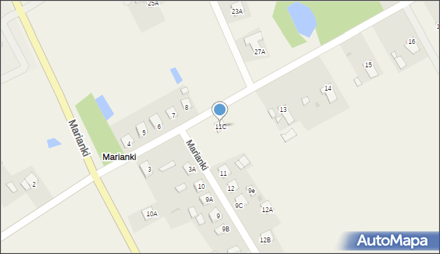 Marianki, Marianki, 11C, mapa Marianki