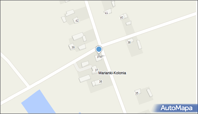 Marianki, Marianki, 37A, mapa Marianki