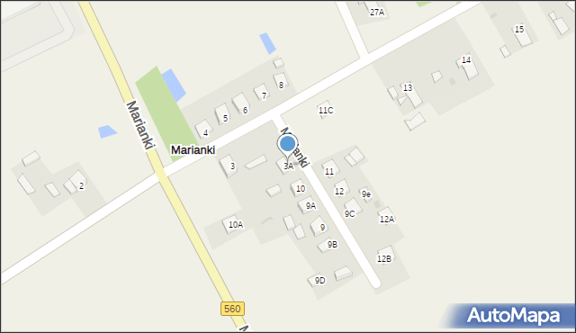 Marianki, Marianki, 3A, mapa Marianki