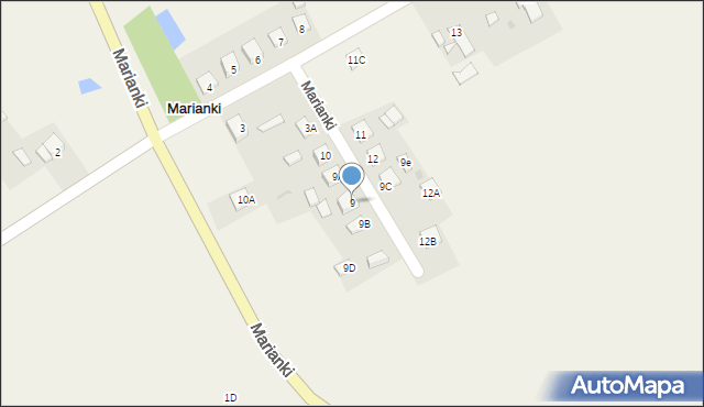 Marianki, Marianki, 9, mapa Marianki