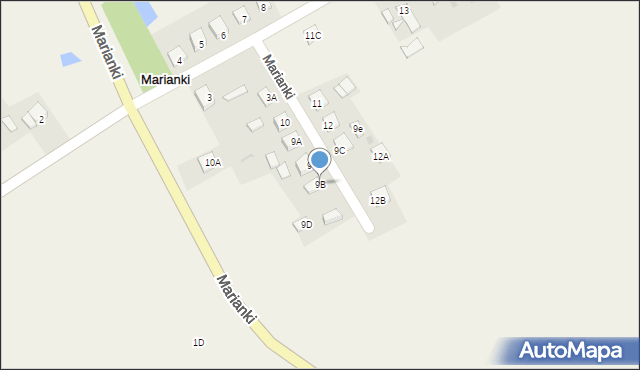 Marianki, Marianki, 9B, mapa Marianki