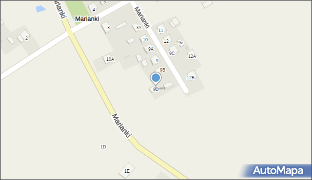 Marianki, Marianki, 9D, mapa Marianki