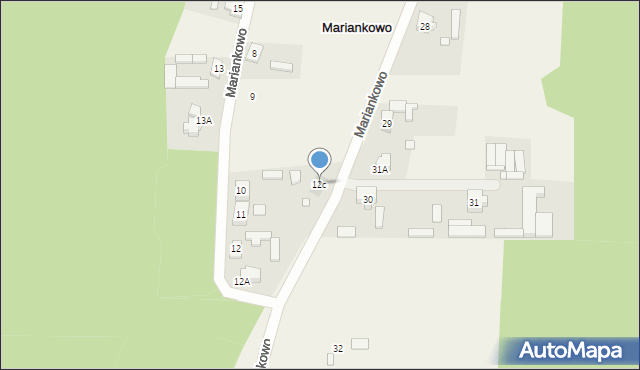 Mariankowo, Mariankowo, 12c, mapa Mariankowo