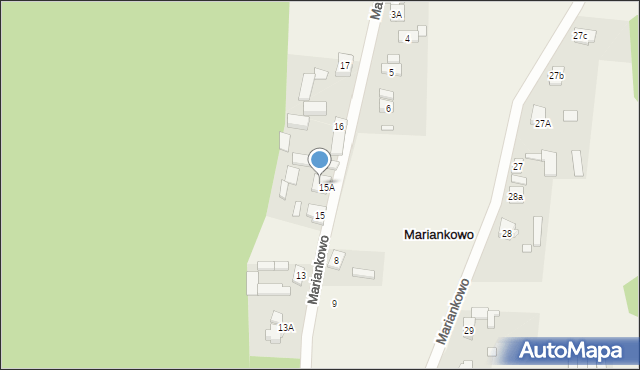 Mariankowo, Mariankowo, 16a, mapa Mariankowo