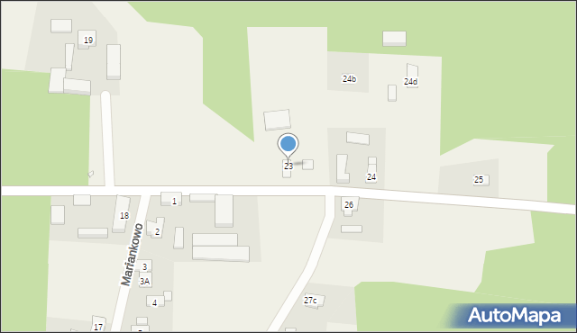 Mariankowo, Mariankowo, 23, mapa Mariankowo