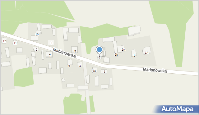 Marianów, Marianowska, 2, mapa Marianów