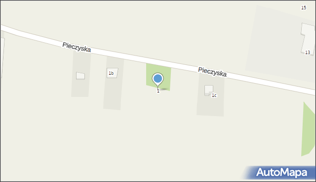 Marianów, Marianów, 1, mapa Marianów