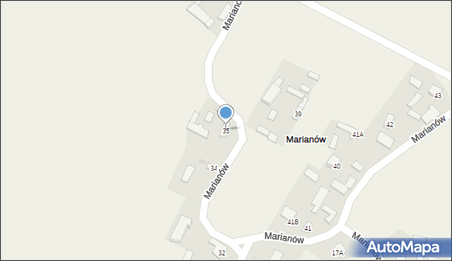Marianów, Marianów, 35, mapa Marianów