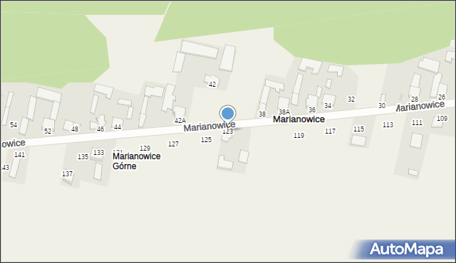 Marianowice, Marianowice, 123, mapa Marianowice