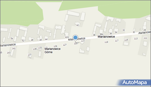 Marianowice, Marianowice, 125, mapa Marianowice
