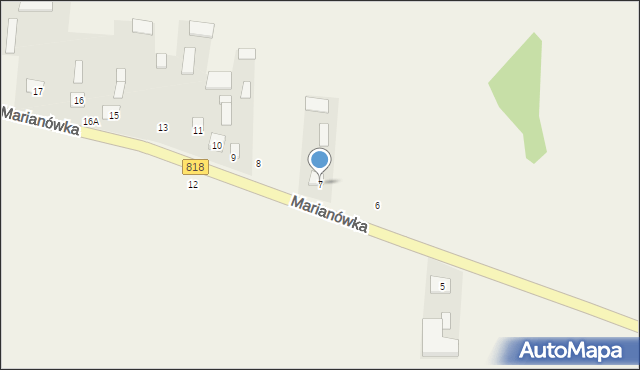 Marianówka, Marianówka, 7, mapa Marianówka