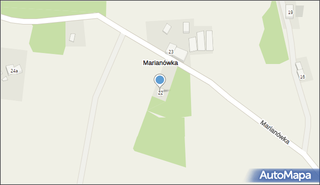 Marianówka, Marianówka, 22, mapa Marianówka