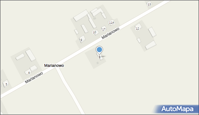 Marianowo, Marianowo, 8, mapa Marianowo