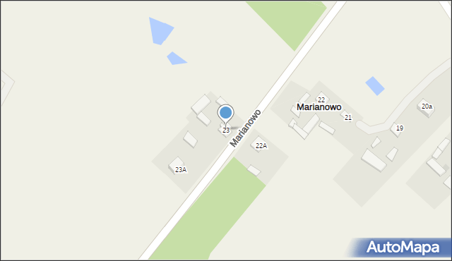 Marianowo, Marianowo, 23, mapa Marianowo