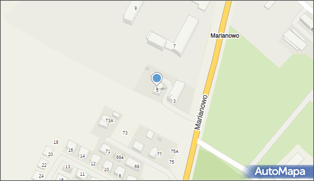 Marianowo, Marianowo, 5, mapa Marianowo