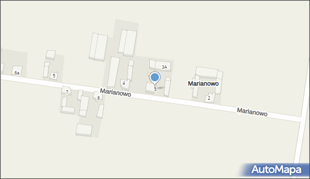 Marianowo, Marianowo, 3, mapa Marianowo