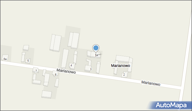 Marianowo, Marianowo, 3A, mapa Marianowo