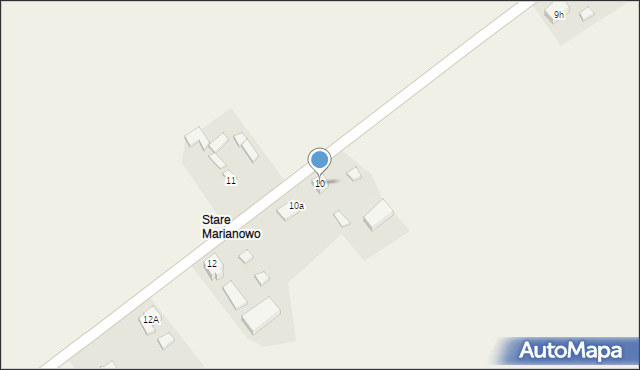Marianowo, Marianowo, 10, mapa Marianowo