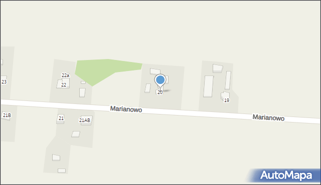 Marianowo, Marianowo, 20, mapa Marianowo