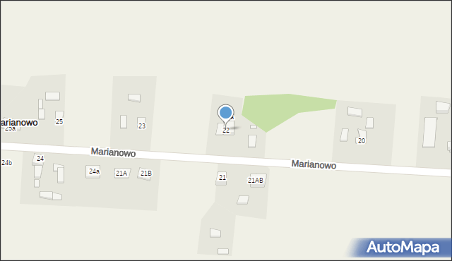 Marianowo, Marianowo, 22, mapa Marianowo