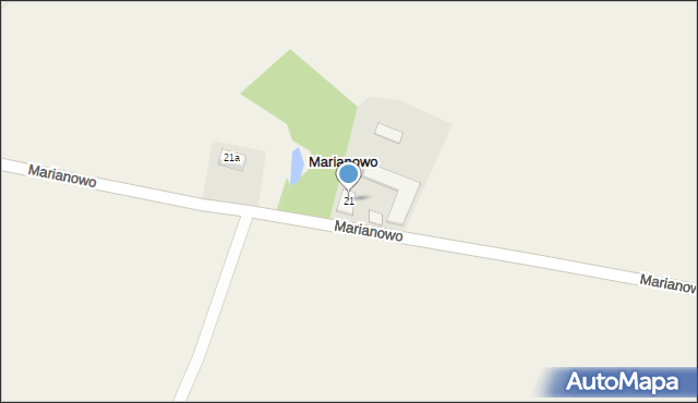 Marianowo, Marianowo, 21, mapa Marianowo