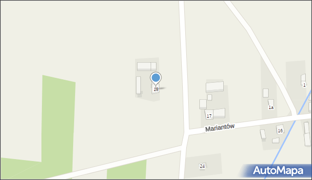 Mariantów, Mariantów, 18, mapa Mariantów