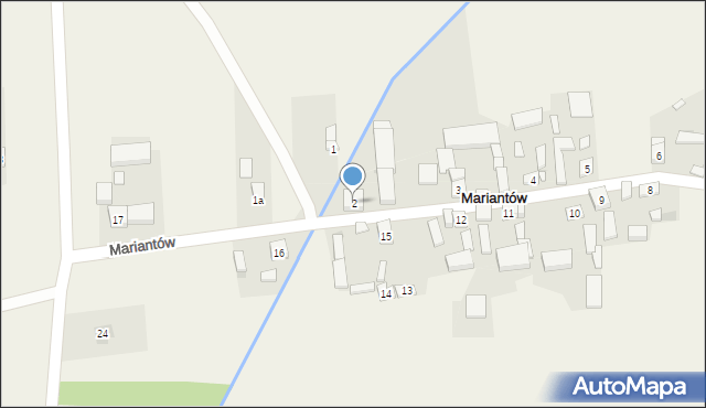 Mariantów, Mariantów, 2, mapa Mariantów