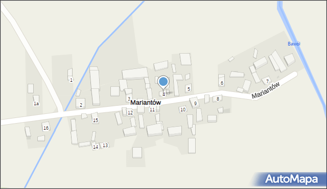 Mariantów, Mariantów, 4, mapa Mariantów