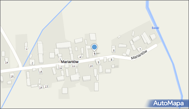 Mariantów, Mariantów, 5, mapa Mariantów