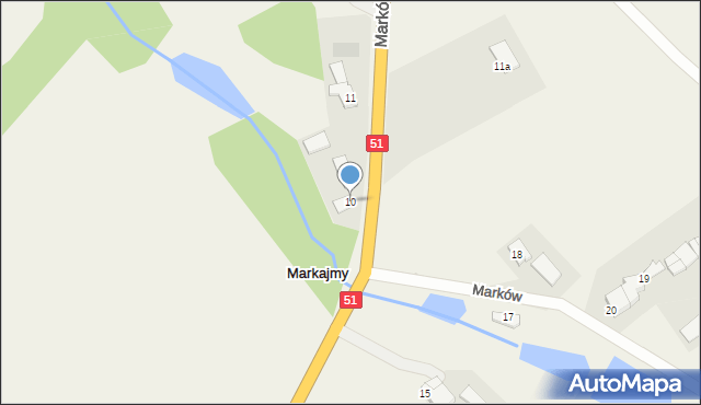 Markajmy, Markajmy, 10, mapa Markajmy