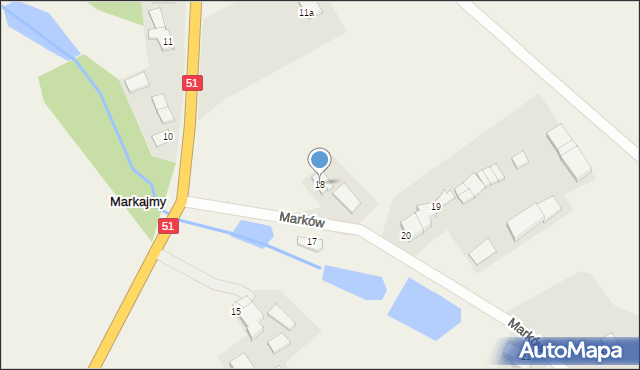 Markajmy, Markajmy, 18, mapa Markajmy