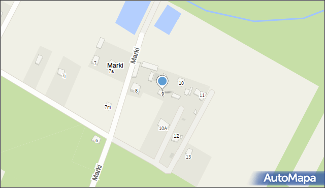 Marki, Marki, 9, mapa Marki