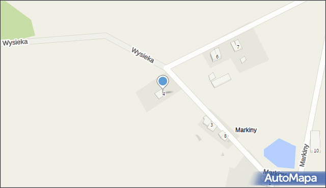 Markiny, Markiny, 4, mapa Markiny
