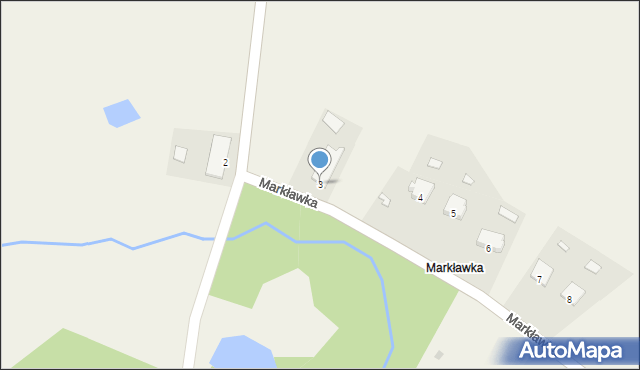 Markławka, Markławka, 3, mapa Markławka