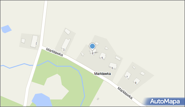 Markławka, Markławka, 4, mapa Markławka