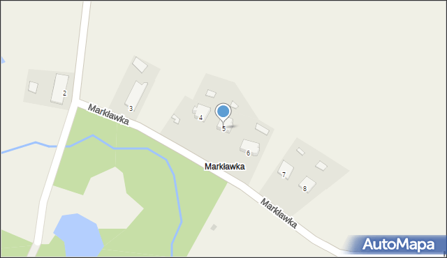 Markławka, Markławka, 5, mapa Markławka