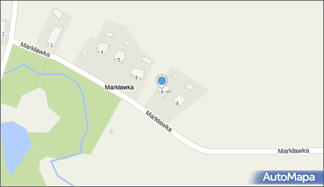 Markławka, Markławka, 7, mapa Markławka