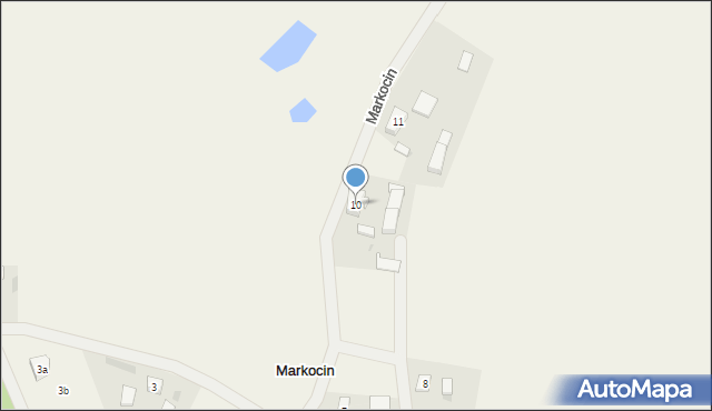 Markocin, Markocin, 10, mapa Markocin