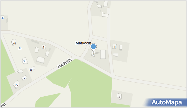 Markocin, Markocin, 7, mapa Markocin