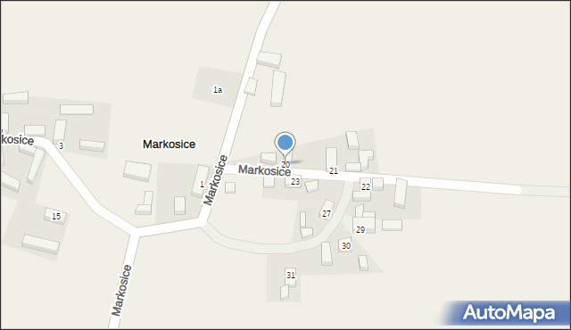 Markosice, Markosice, 20, mapa Markosice