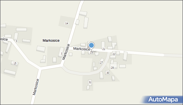 Markosice, Markosice, 23, mapa Markosice