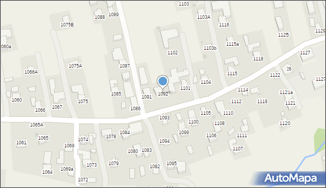 Markowa, Markowa, 1092, mapa Markowa