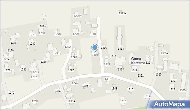 Markowa, Markowa, 1303, mapa Markowa