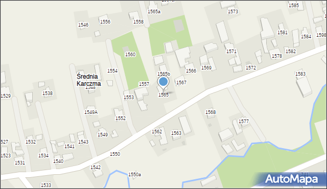 Markowa, Markowa, 1565, mapa Markowa