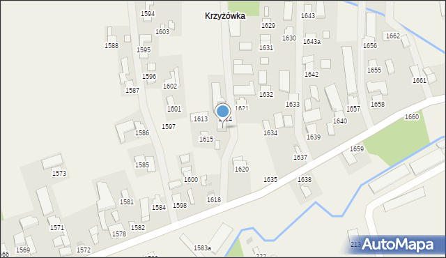 Markowa, Markowa, 1616, mapa Markowa