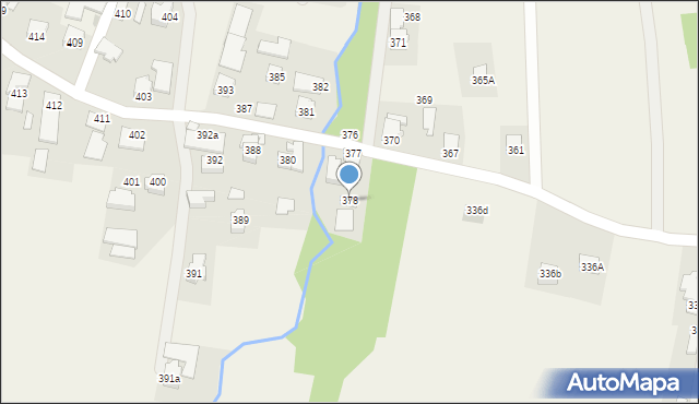 Markowa, Markowa, 378, mapa Markowa