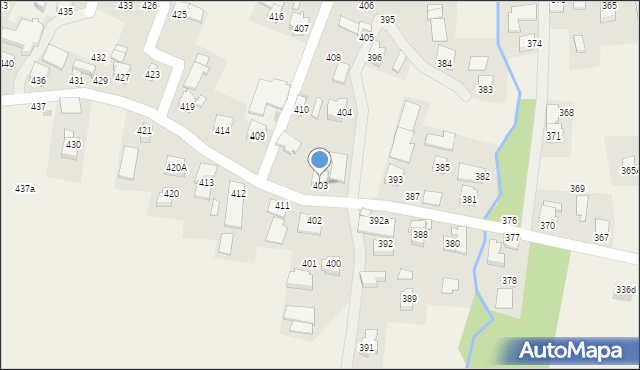 Markowa, Markowa, 403, mapa Markowa