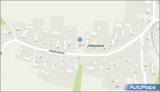 Markowice, Markowice, 37, mapa Markowice