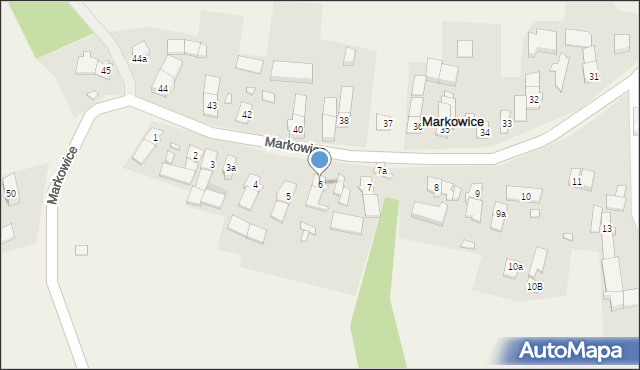 Markowice, Markowice, 6, mapa Markowice