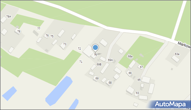 Markowicze, Markowicze, 70, mapa Markowicze